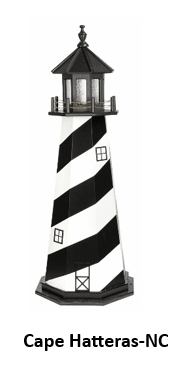 2' Poly Lighthouse - FREE SHIPPING - Sunzout Outdoor Spaces LLC