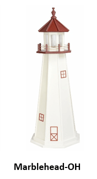 2' Poly Lighthouse - FREE SHIPPING - Sunzout Outdoor Spaces LLC