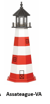 2' Poly Lighthouse - FREE SHIPPING - Sunzout Outdoor Spaces LLC