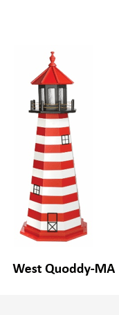 2' Poly Lighthouse - FREE SHIPPING - Sunzout Outdoor Spaces LLC