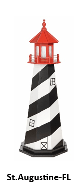 2' Poly Lighthouse - FREE SHIPPING - Sunzout Outdoor Spaces LLC