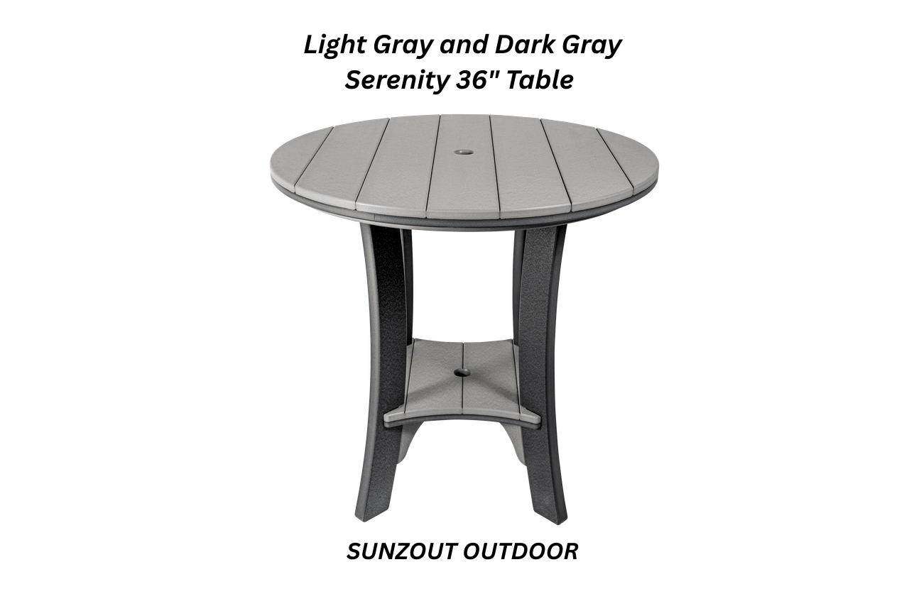 3 - Piece Bistro Table & Chairs Set | 36" Serenity Counter Table & 2 Seabreak Counter Chairs FREE SHIPPING - Sunzout Outdoor Spaces LLC