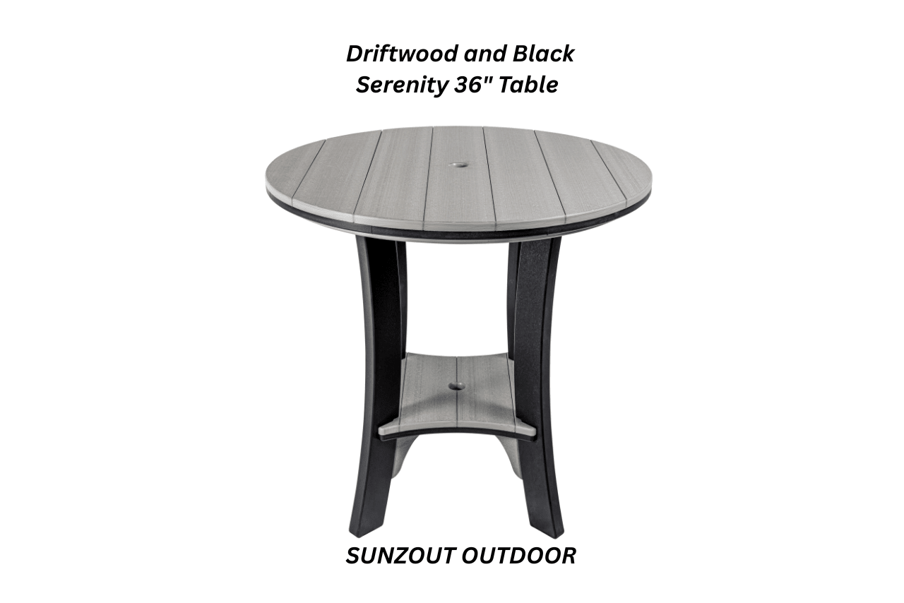 3 - Piece Bistro Table & Chairs Set | 36" Serenity Counter Table & 2 Seabreak Counter Chairs FREE SHIPPING - Sunzout Outdoor Spaces LLC