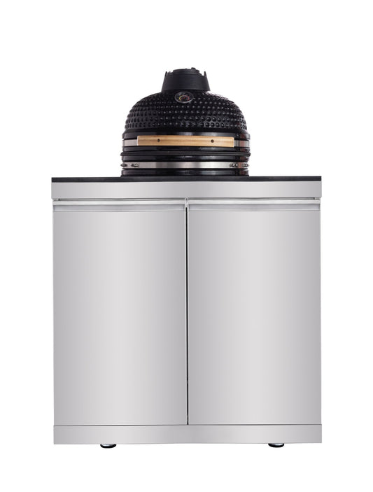 33 in. Sunzout Smoker and Cabinet For Modular Outdoor Kitchens - Sunzout Outdoor Spaces LLC