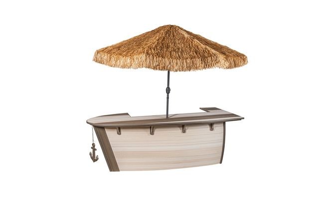 Anchor Avenue Bar Table 118" x 46" FREE SHIPPING - Sunzout Outdoor Spaces LLC