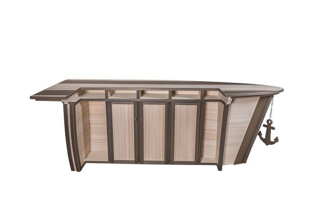 Anchor Avenue Bar Table 118" x 46" FREE SHIPPING - Sunzout Outdoor Spaces LLC