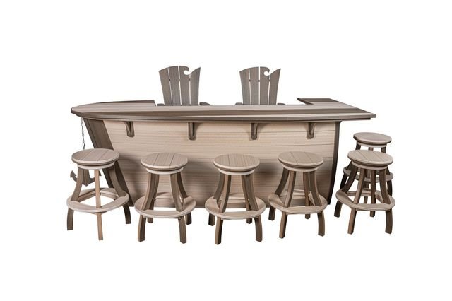 Anchor Avenue Bar Table 118" x 46" FREE SHIPPING - Sunzout Outdoor Spaces LLC