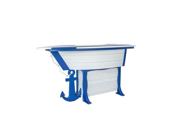 Anchor Avenue Bar Table 76" X 32"" FREE SHIPPING - Sunzout Outdoor Spaces LLC