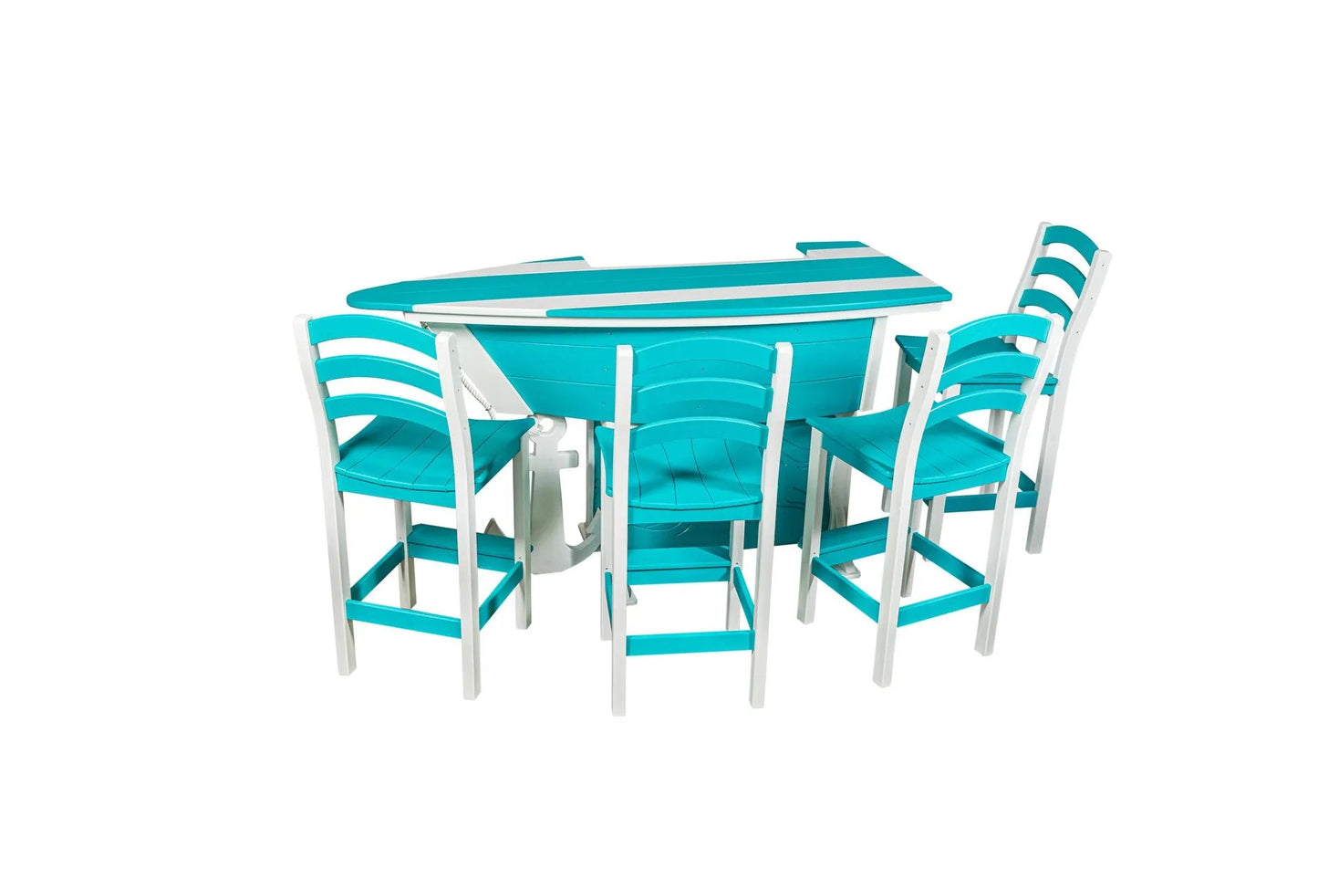 Anchor Avenue Bar Table 76" X 32"" FREE SHIPPING - Sunzout Outdoor Spaces LLC