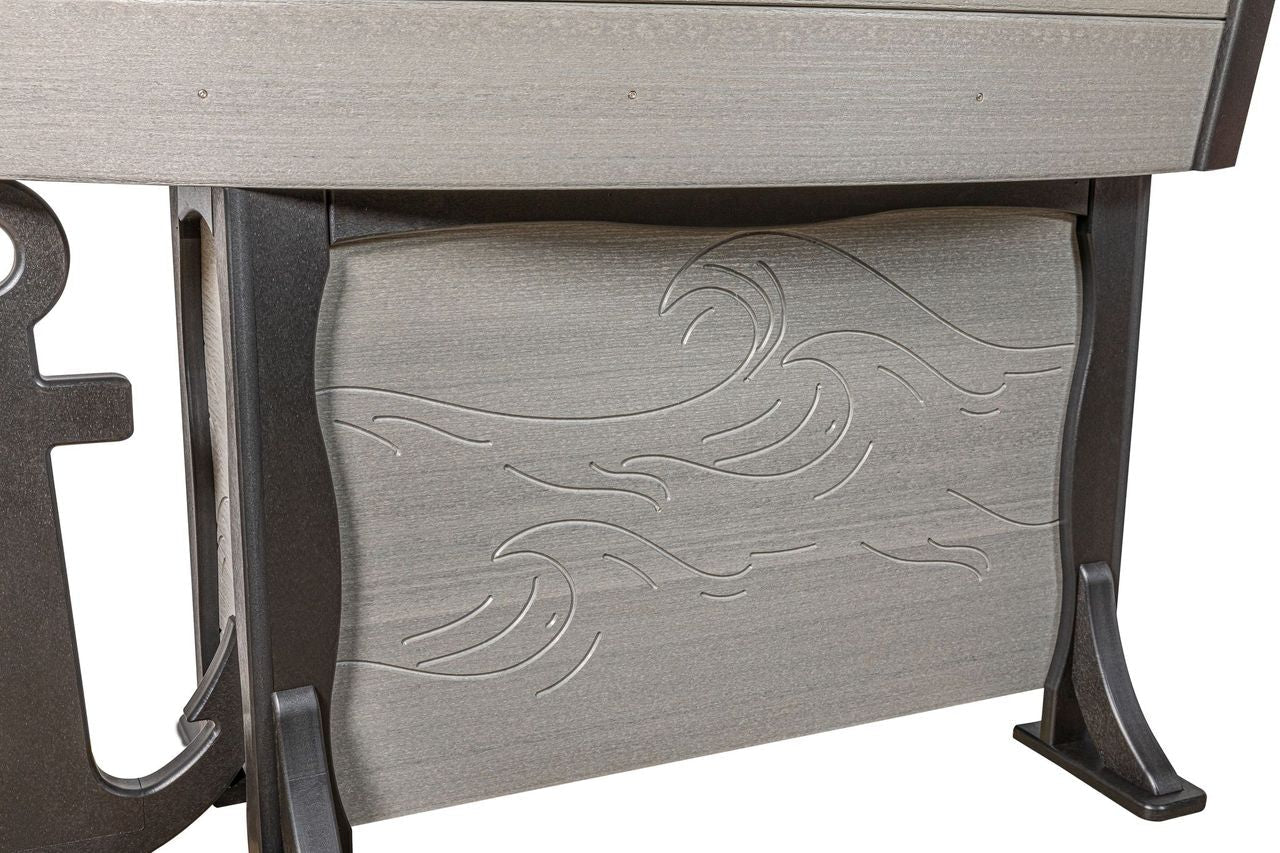 Anchor Avenue Bar Table 76" X 32"" FREE SHIPPING - Sunzout Outdoor Spaces LLC