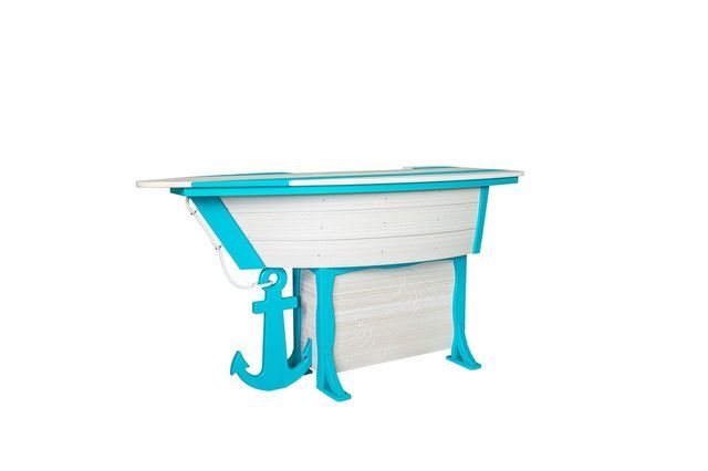 Anchor Avenue Bar Table 76" X 32"" FREE SHIPPING - Sunzout Outdoor Spaces LLC