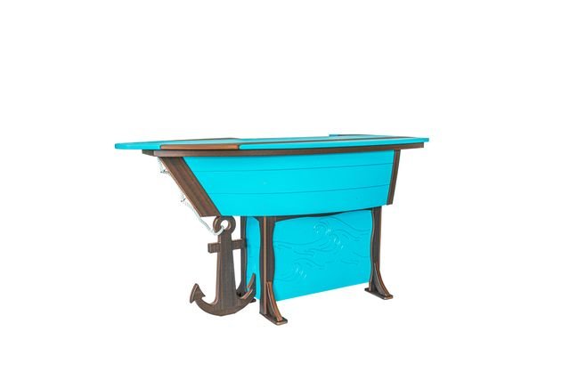 Anchor Avenue Bar Table 76" X 32"" FREE SHIPPING - Sunzout Outdoor Spaces LLC