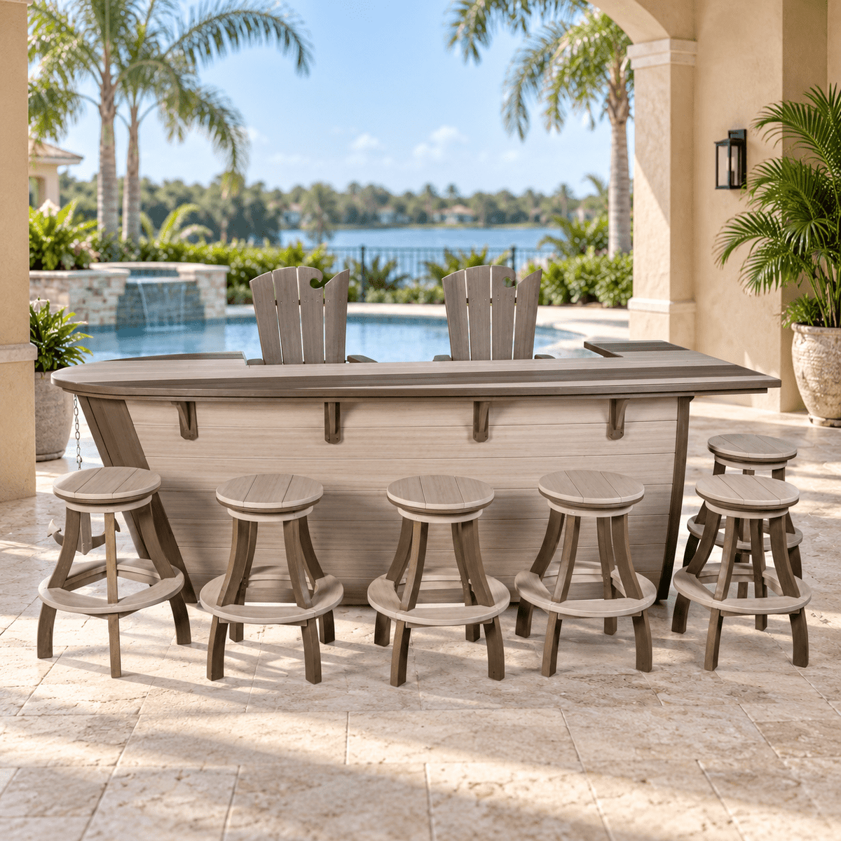 Anchor Avenue Bar Table Collection - Sunzout Outdoor Spaces LLC