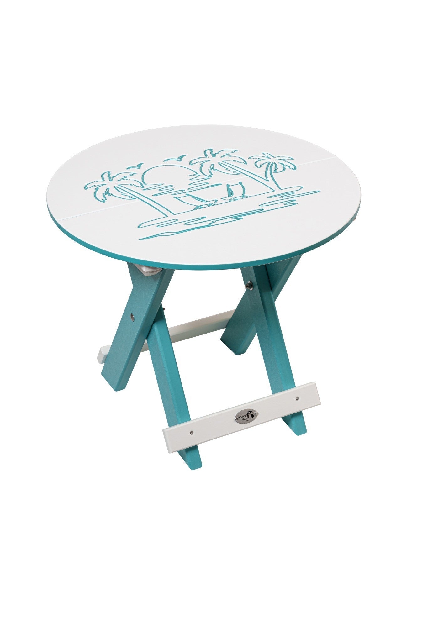 Bayside Round Folding Table FREE SHIPPING - Sunzout Outdoor Spaces LLC