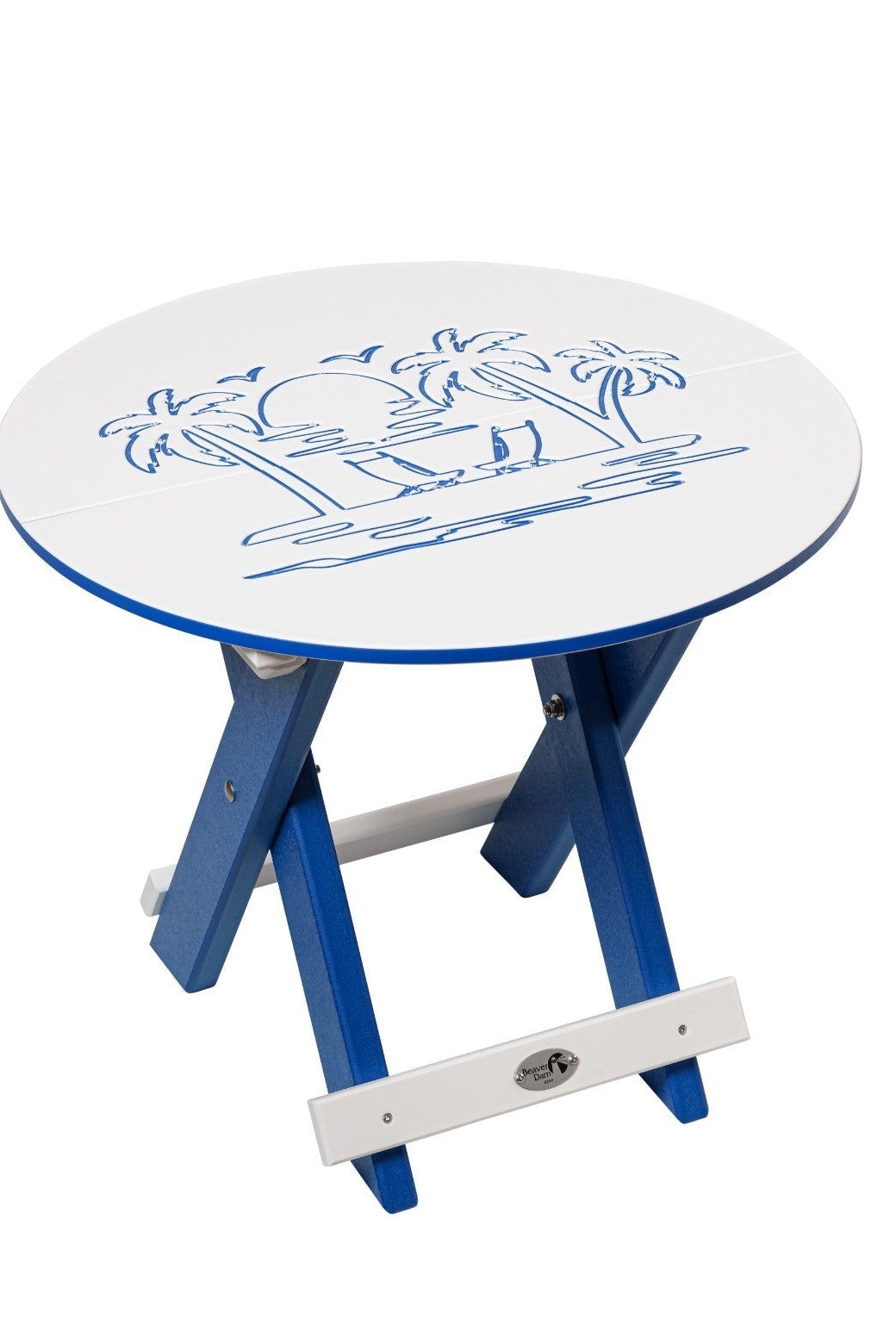 Bayside Round Folding Table FREE SHIPPING - Sunzout Outdoor Spaces LLC