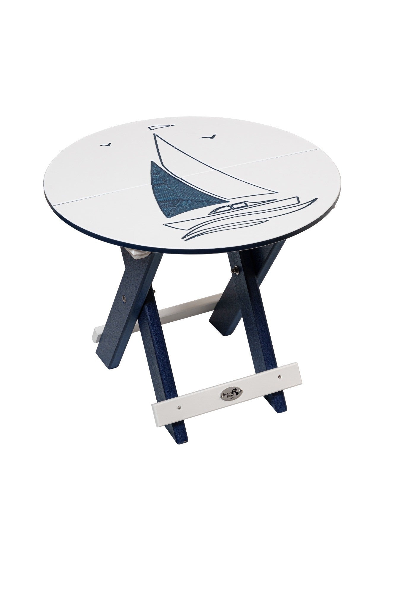 Bayside Round Folding Table FREE SHIPPING - Sunzout Outdoor Spaces LLC