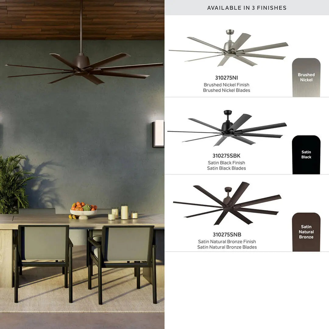 Breda Outdoor Ceiling Fan 75"