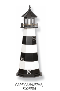 Cape Canaveral Replica Garden Lighthouse - Sunzout Outdoor Spaces LLC