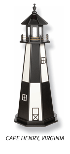 Cape Henry Virginia Replica Garden Lighthouse - Sunzout Outdoor Spaces LLC