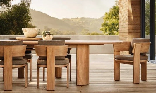 Captiva Collection-Outdoor Premium Teak Wood Dining Set