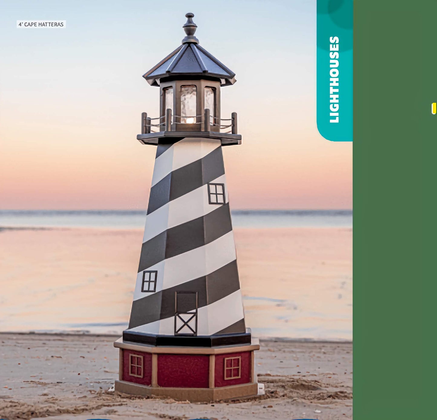 Custom Garden Lighthouse - Sunzout Outdoor Spaces LLC