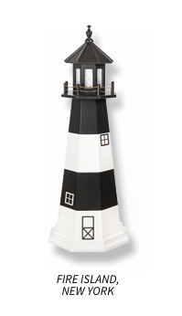 Fire Island New York Replica Garden Lighthouse - Sunzout Outdoor Spaces LLC