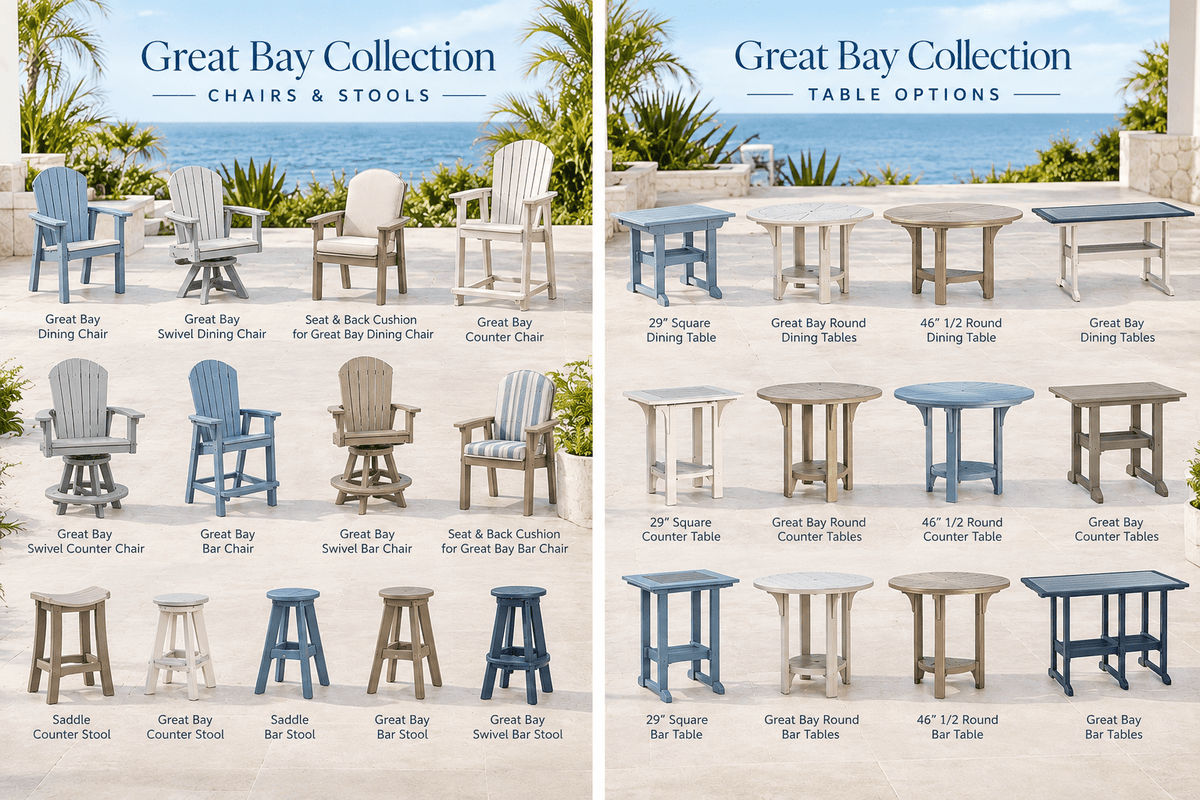 Great Bay Dining Collection - Sunzout Outdoor Spaces LLC