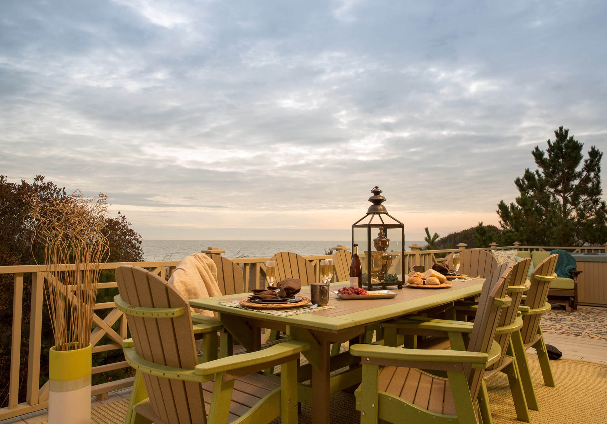 Great Bay Outdoor Dining Furniture - 72" with Chairs - Sunzout Outdoor Spaces LLC