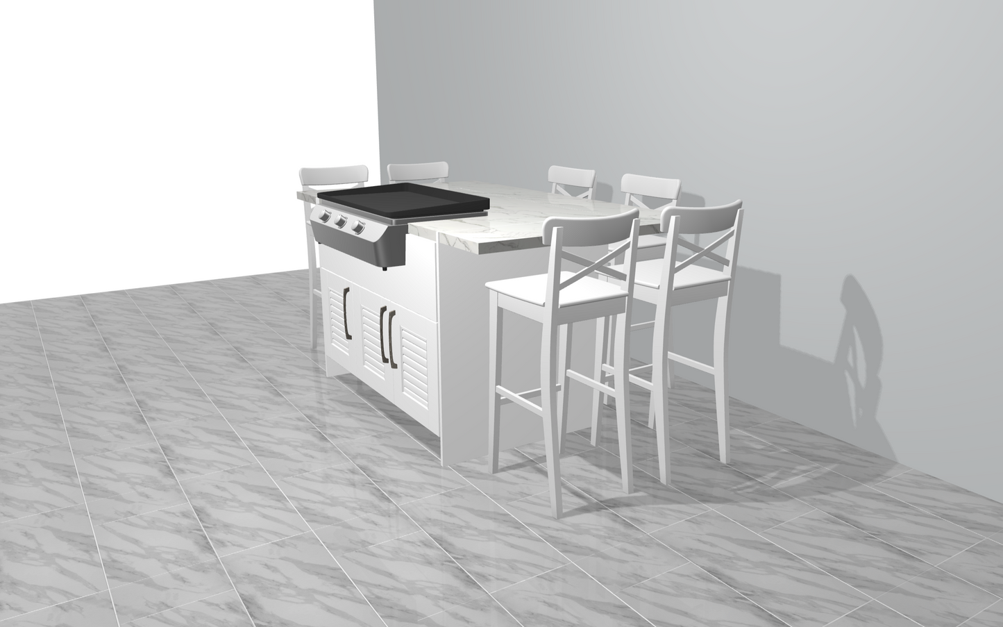 Outdoor Hibachi Table by Sunzout, Outdoor Griddle Table, Outdoor Teppanyaki Table