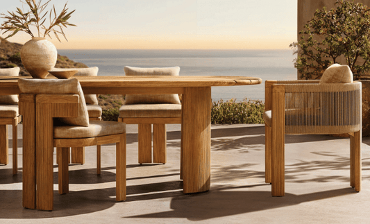 Key West Collection - Outdoor Teak Dining Set - Sunzout Outdoor Spaces LLC