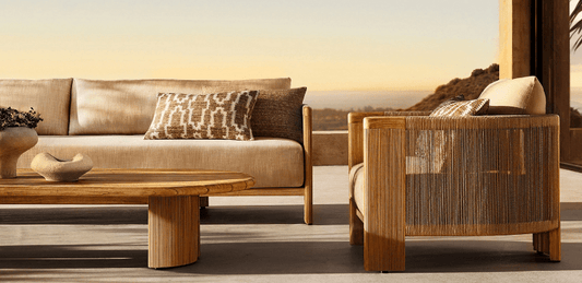 Key West Collection - Outdoor Teak Sofa Set - Sunzout Outdoor Spaces LLC