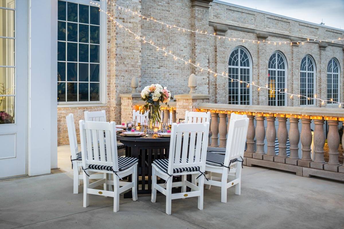 Keystone Outdoor Dining Furniture - Round 42" with Chairs - Sunzout Outdoor Spaces LLC