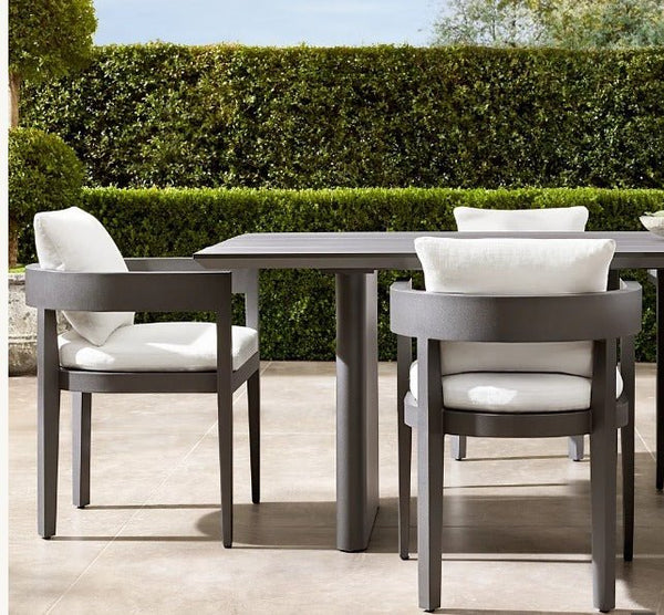 Lakewood Ranch Collection- Outdoor Premium Aluminum Dining Set ...