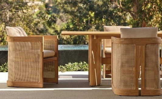 Naples Collection- Outdoor Premium Teak Wood Dining Set
