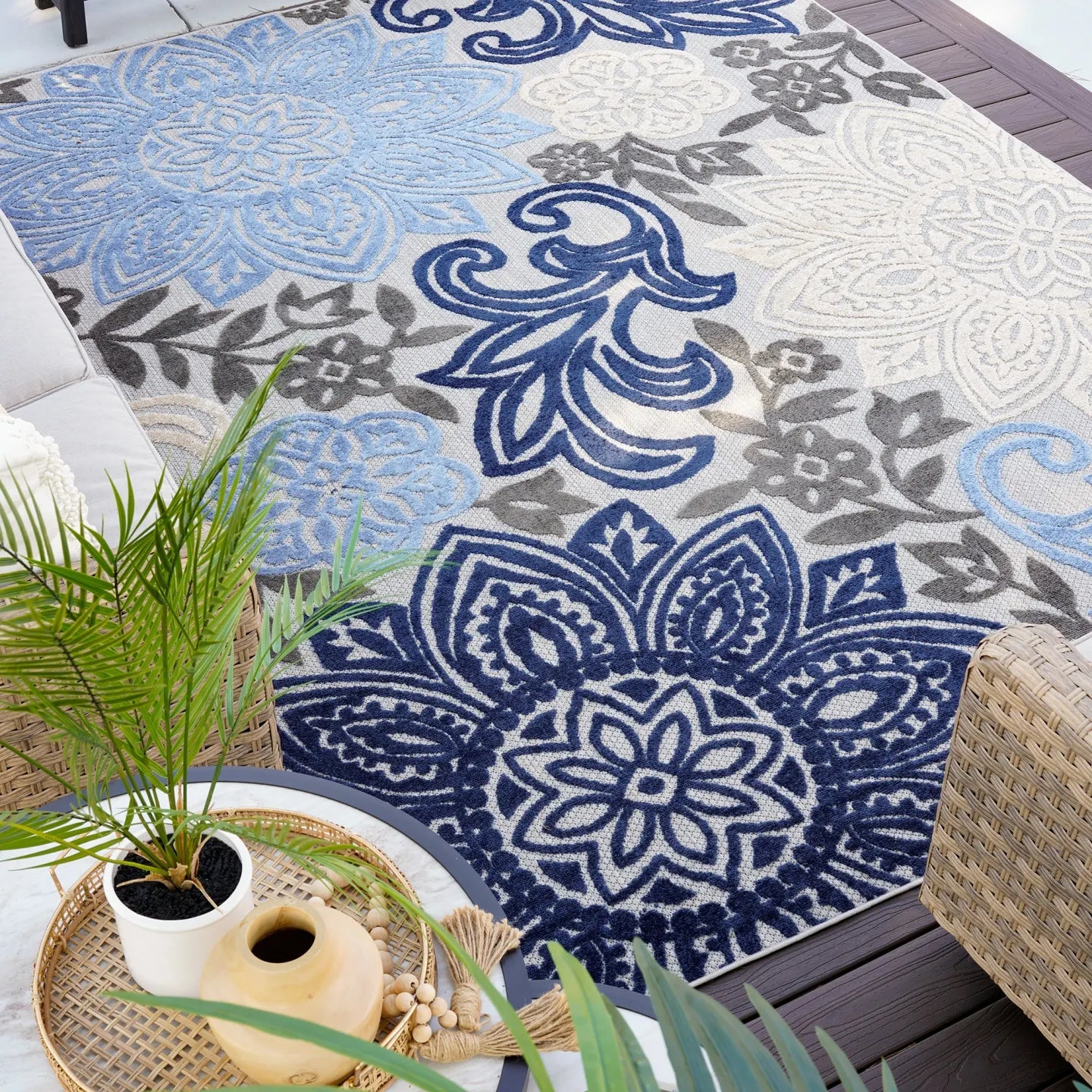 Oasis - OAS1306 Blue - Sunzout Outdoor Spaces LLC