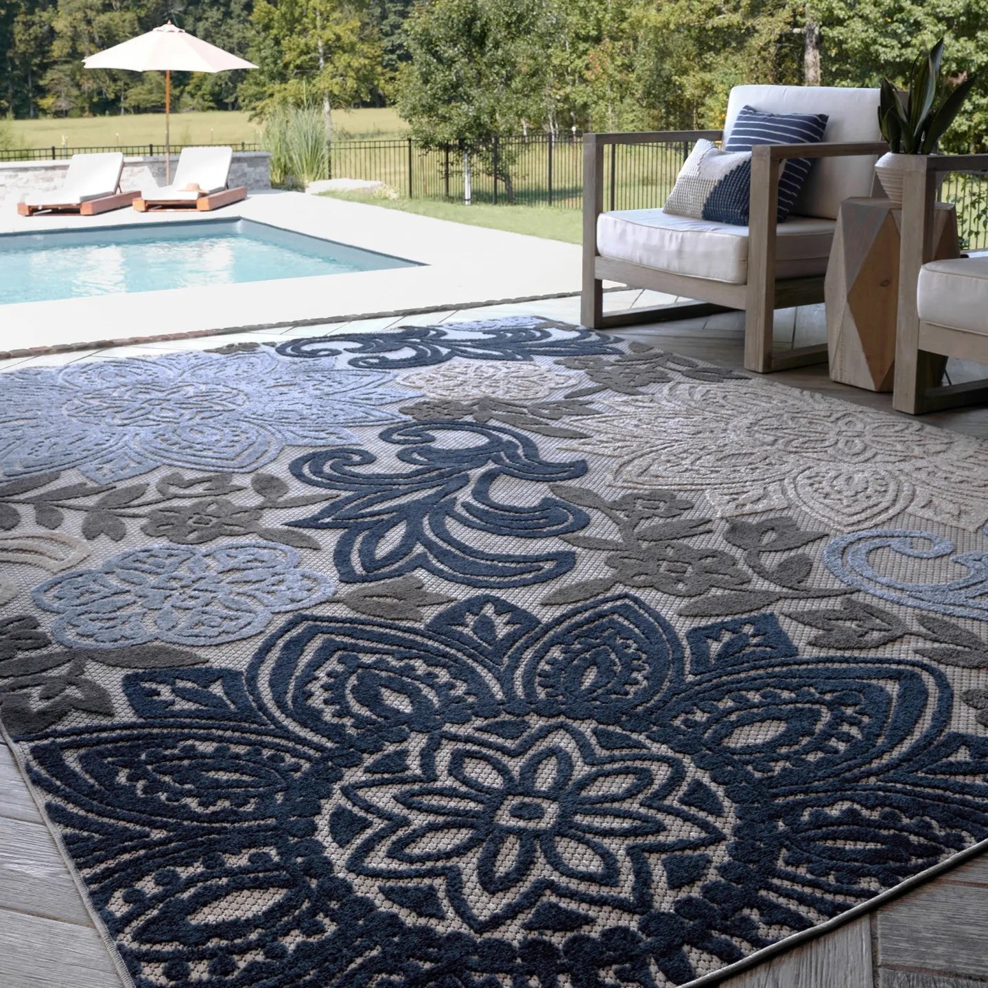 Oasis - OAS1306 Blue - Sunzout Outdoor Spaces LLC