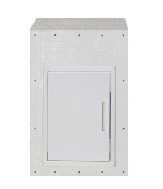 Outdoor Base Cabinet and Filler (Multiple Sizes) in Red Shell Real Stone by Brendan William Designs - Sunzout Outdoor Spaces LLC