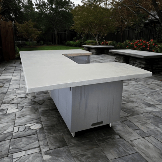 Outdoor Hibachi Table by Sunzout, Outdoor Griddle Table, Outdoor Teppanyaki Table - Sunzout Outdoor Spaces LLC