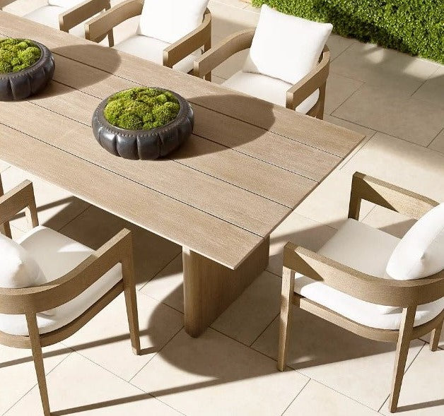 Lakewood Ranch Collection- Outdoor Premium Teak Dining Set – Sunzout ...