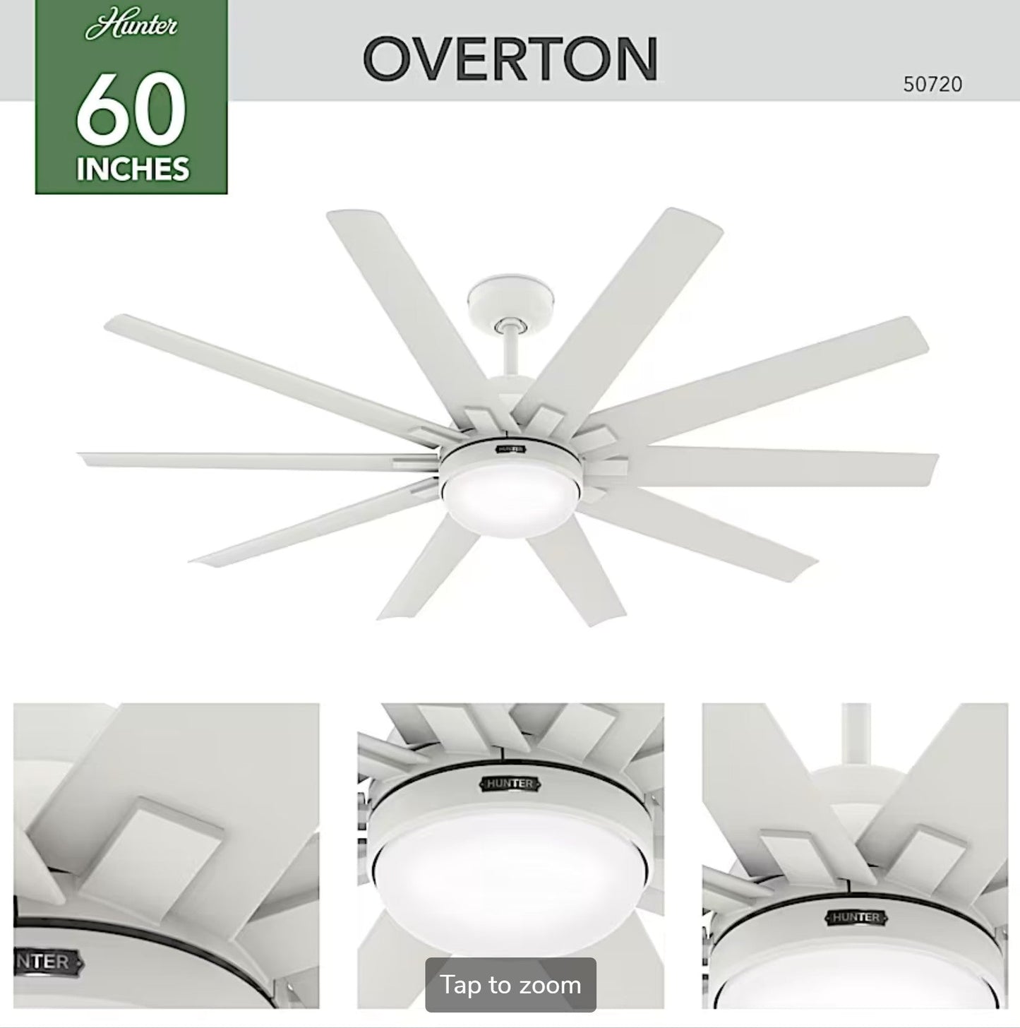 Overton Outdoor ENERGY STAR with LED Light - Sunzout Outdoor Spaces LLC
