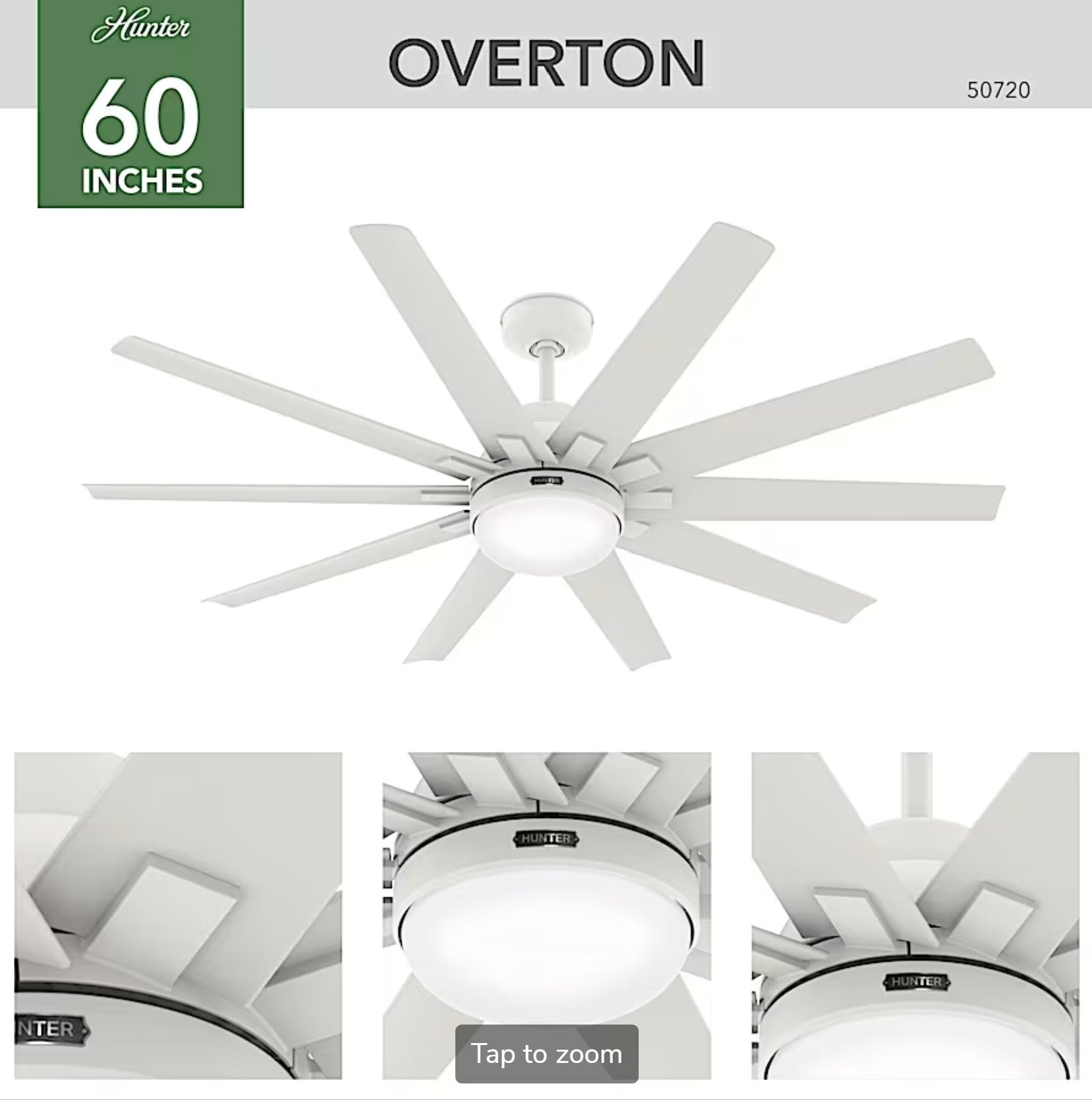 Overton Outdoor ENERGY STAR with LED Light - Sunzout Outdoor Spaces LLC
