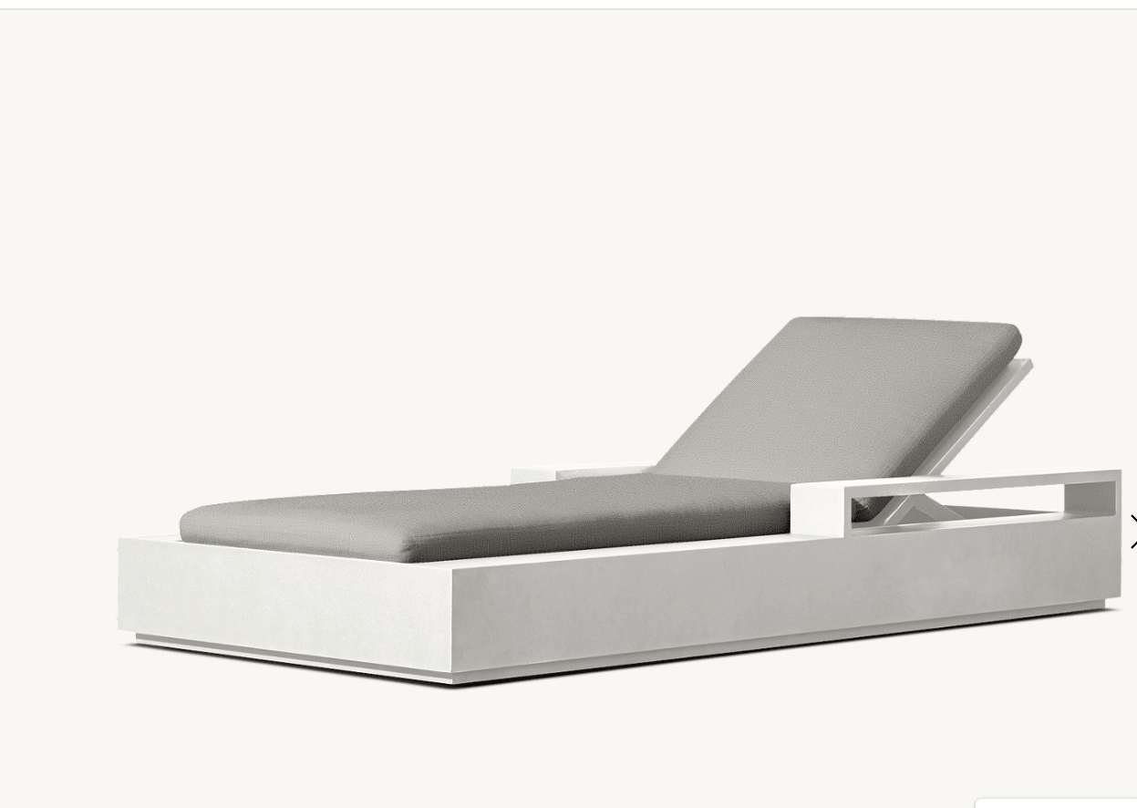 Palmetto Collection - Premium Aluminum Outdoor Sun Lounger - Sunzout Outdoor Spaces LLC