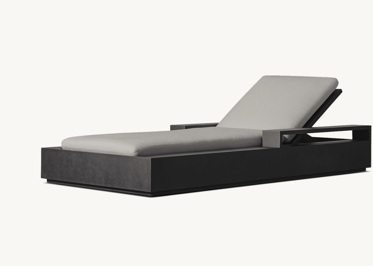 Palmetto Collection - Premium Aluminum Outdoor Sun Lounger - Sunzout Outdoor Spaces LLC