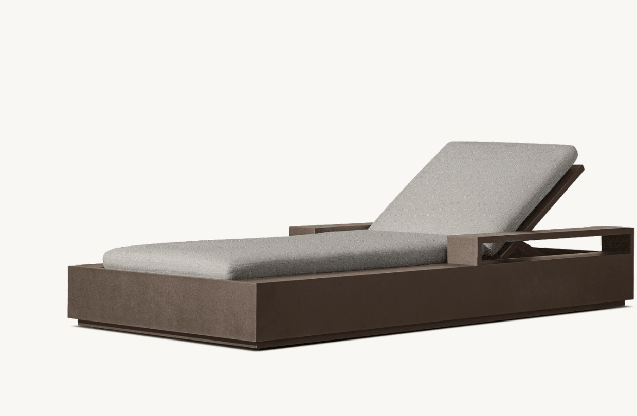 Palmetto Collection - Premium Aluminum Outdoor Sun Lounger - Sunzout Outdoor Spaces LLC