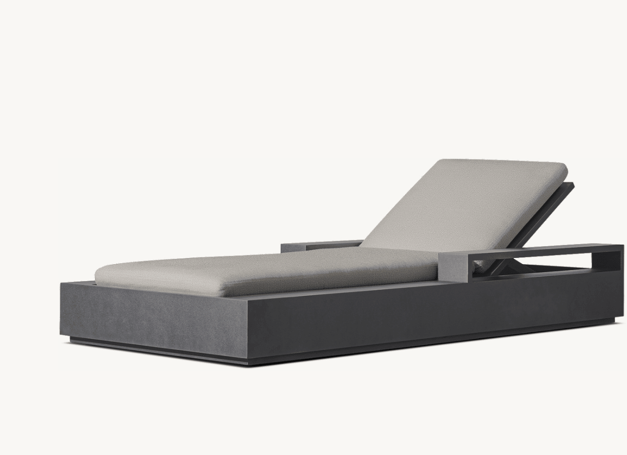 Palmetto Collection - Premium Aluminum Outdoor Sun Lounger - Sunzout Outdoor Spaces LLC
