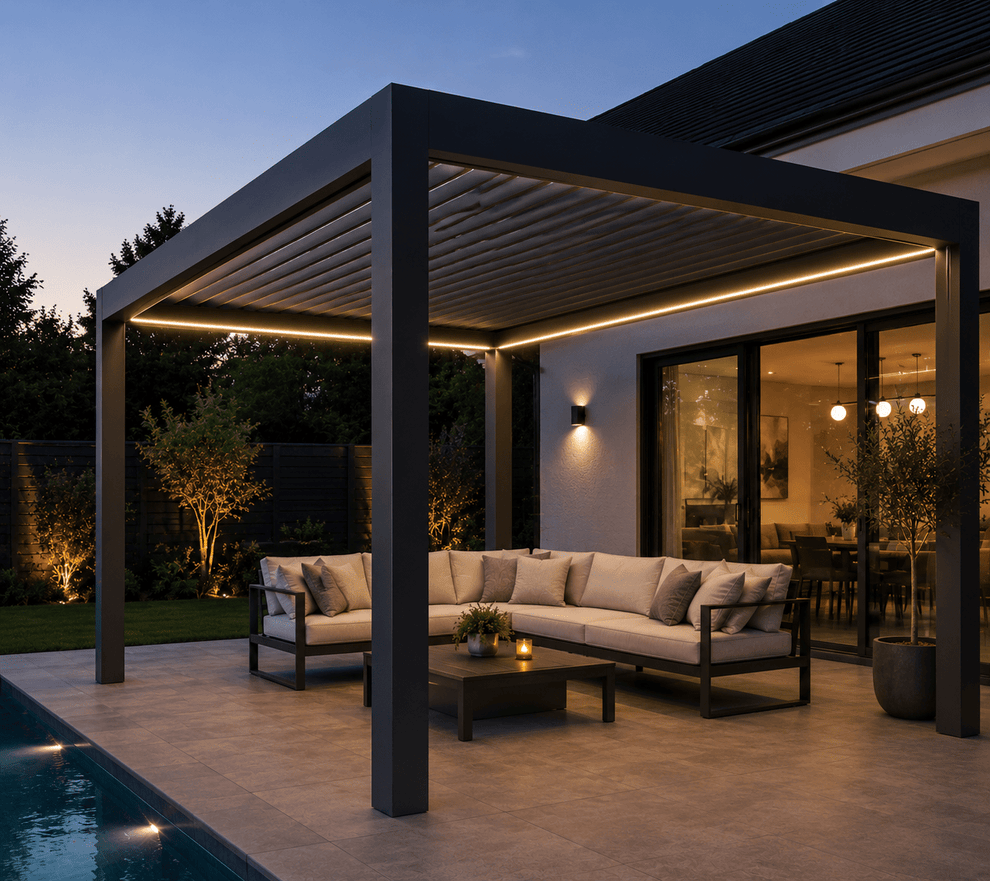 Pergola LED Strip Lighting – Sunzout Outdoor Spaces LLC