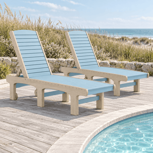 Poly Chaise Lounge Chairs - Sunzout Outdoor Spaces LLC