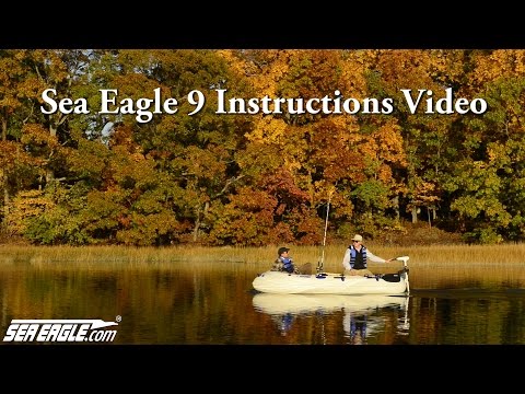 Sea Eagle 9 Inflatable Boat Watersnake Motor Canopy Package