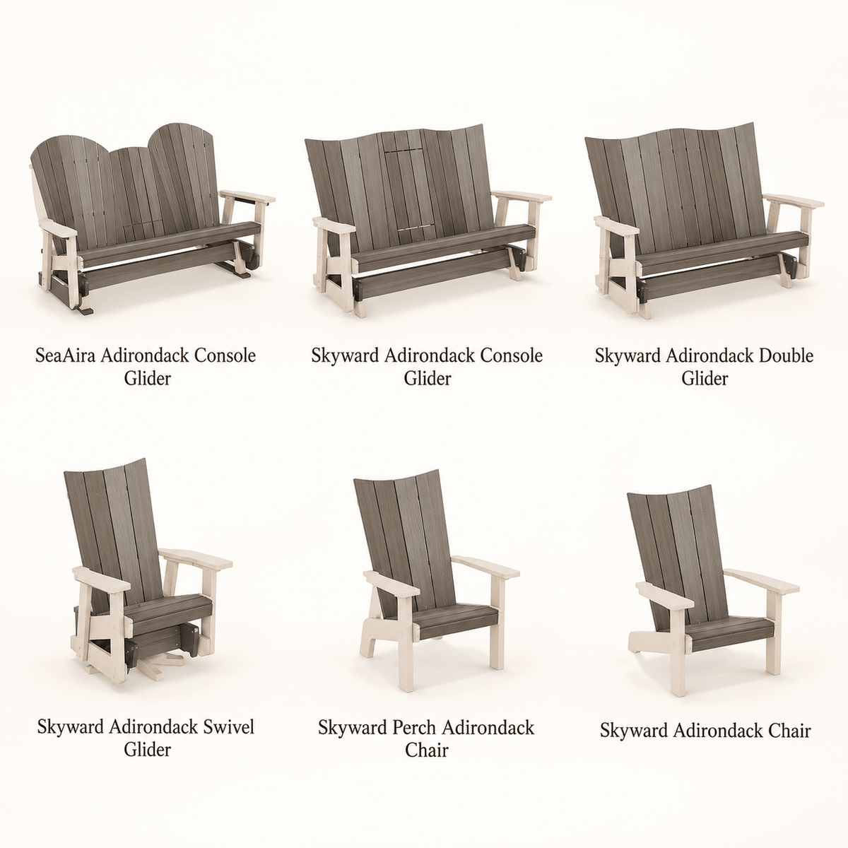 Skyward Adirondack Chairs and Folding Chairs - Sunzout Outdoor Spaces LLC