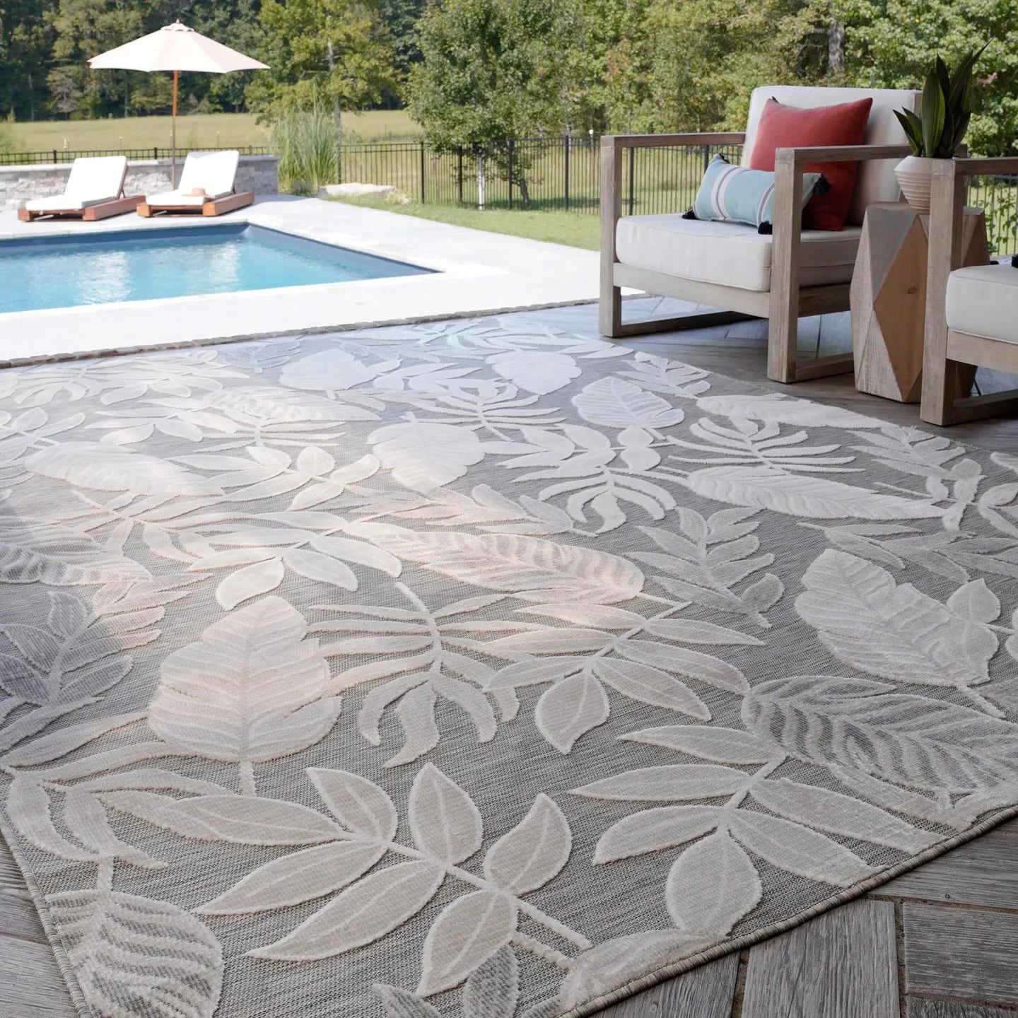 Tropics - TRP1109 Gray - Sunzout Outdoor Spaces LLC